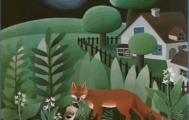 Le renard qui disait non à la lune, illustrations de Danièle Bour et texte de Jacques Chessex © 1974, Édition Grasset & Fasquelle.