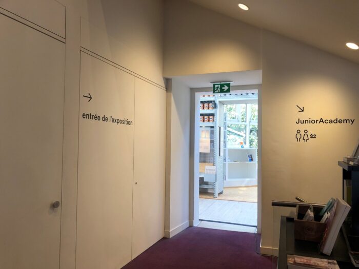 9-Accès au vestiaire et à l&rsquo;exposition de l&rsquo;Alimentarium